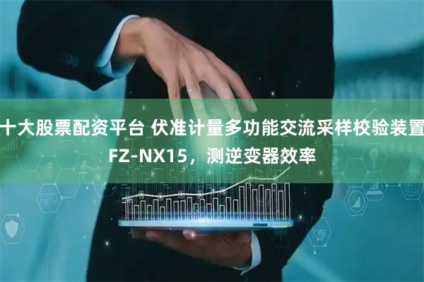 十大股票配资平台 伏准计量多功能交流采样校验装置FZ-NX15，测逆变器效率